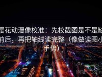 樱花动漫像校准：先校截图是不是缺前后，再把轴线读完整（像做读图小手势）